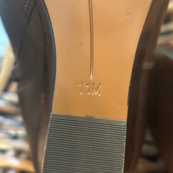 Nine West Brown Leather Heeled Boots in size 11. Great condition ! - Picture 9 of 11